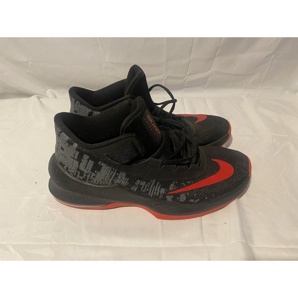 Nike Air Max Infuriate 2 Mid Black/Univ Red Basketball AA7066-066‎ Mens 11.5